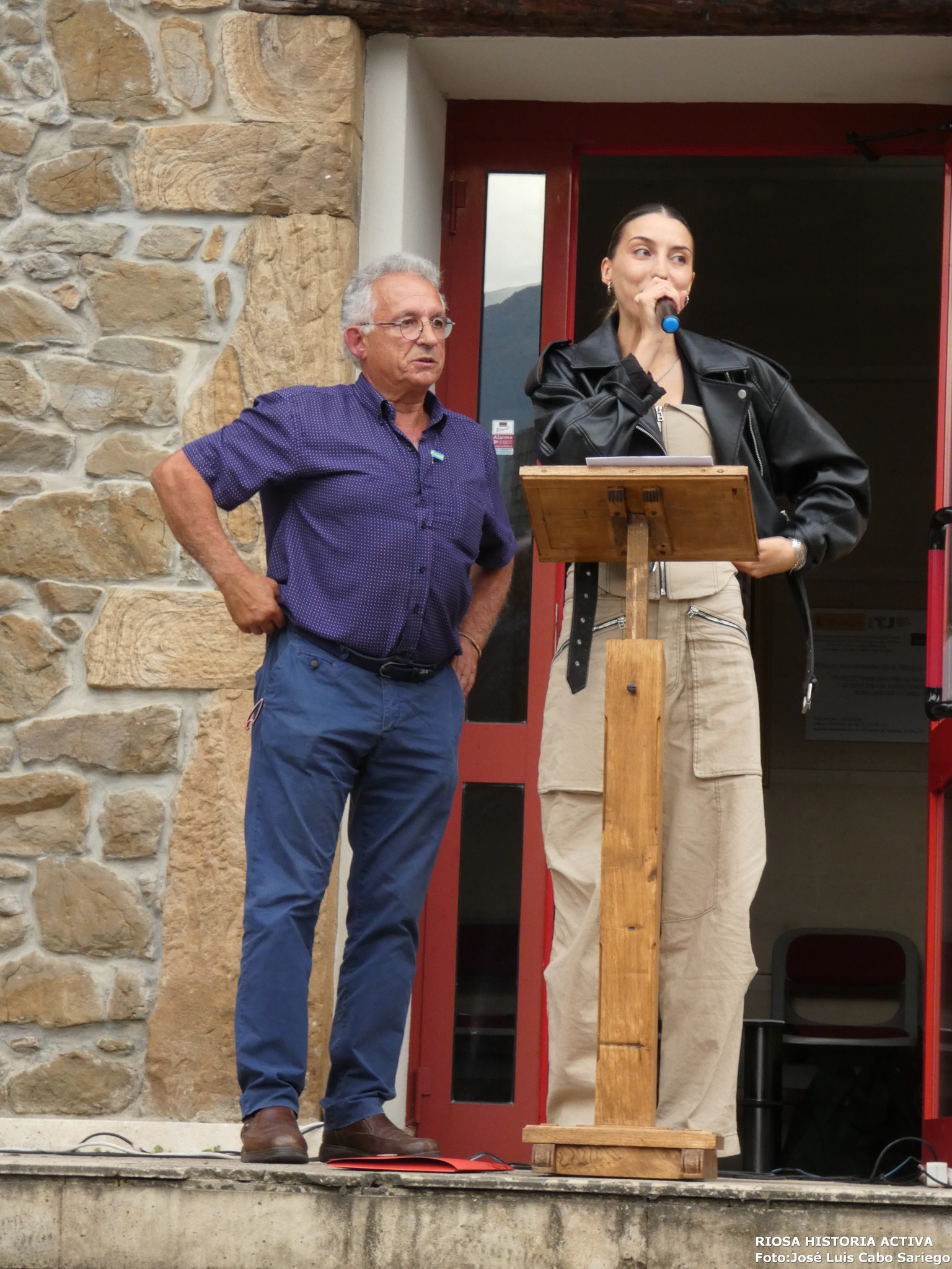 EVA HEVIA PREGONERA DE LAS FERIAS Y FIESTAS DE NUESTRA SEÑORA DEL ROSARIO 2025 EN RIOSA.