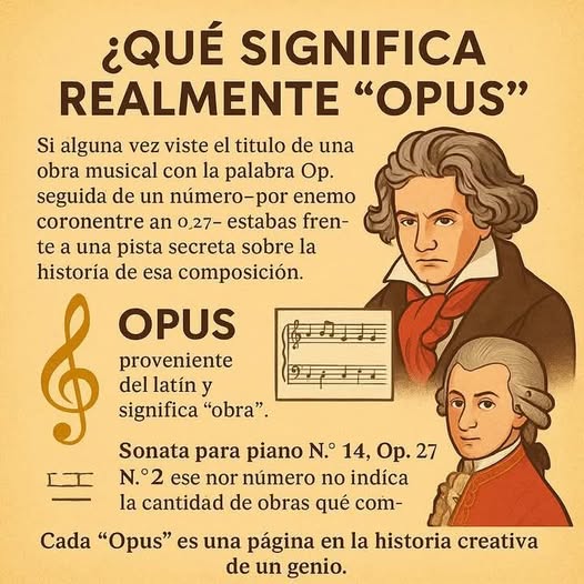 RETO INTELECTUAL «QUE SIGNIFICA OPUS»