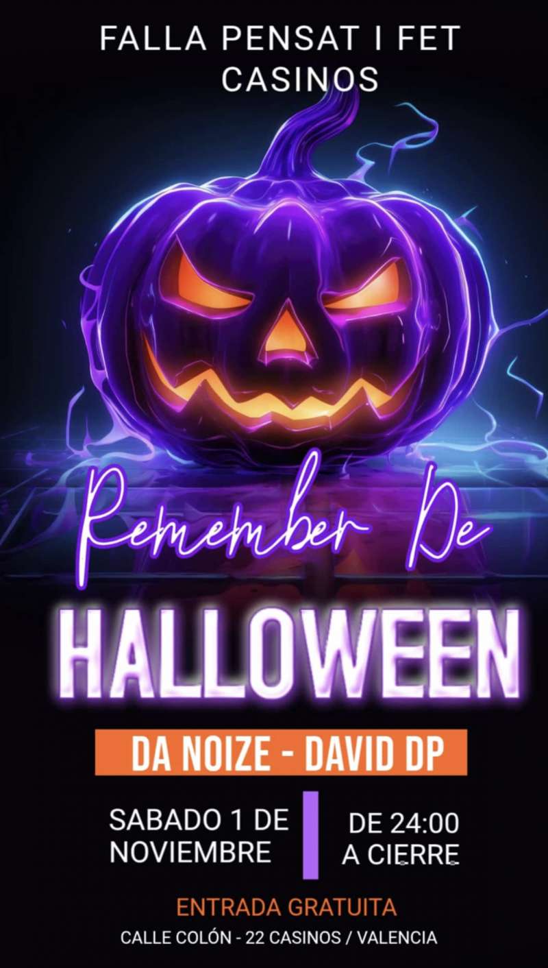 LA FALLA PENSAT I FET CELEBRA HALLOWEEN