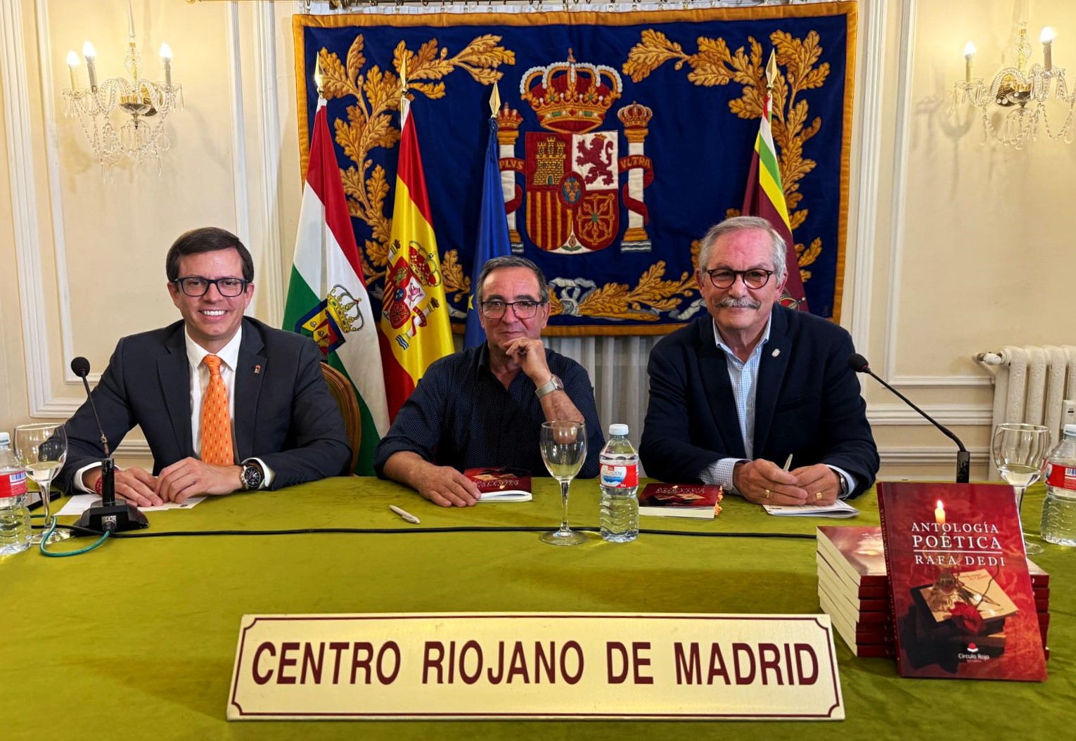PRESENTACION DEL POEMARIO «ANTOLOGÍA POÉTICA» DE RAFA DEDI EN EL CENTRO RIOJANO DE MADRID