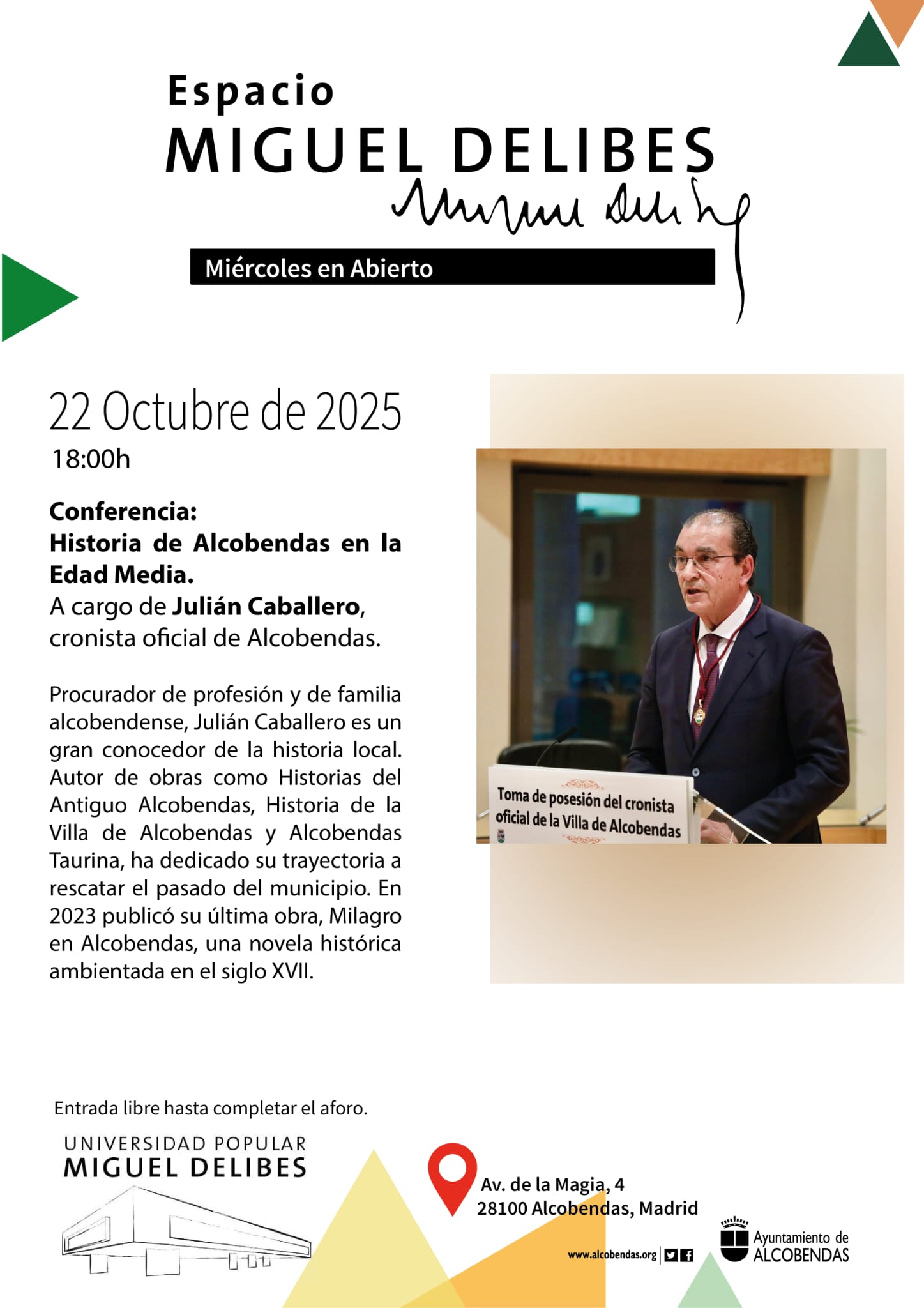 ESPACIO MIGUEL DELIBES_ HISTORIA DE ALCOBENDAS EN LA EDAD MEDIA