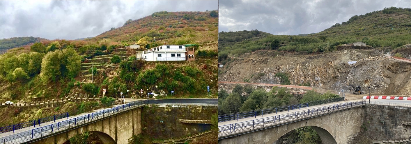 CONTINÚAN LAS OBRAS DE CONSTRUCCIÓN DEL NUEVO PUENTE DE CABEZUELA DEL VALLE (CÁCERES)