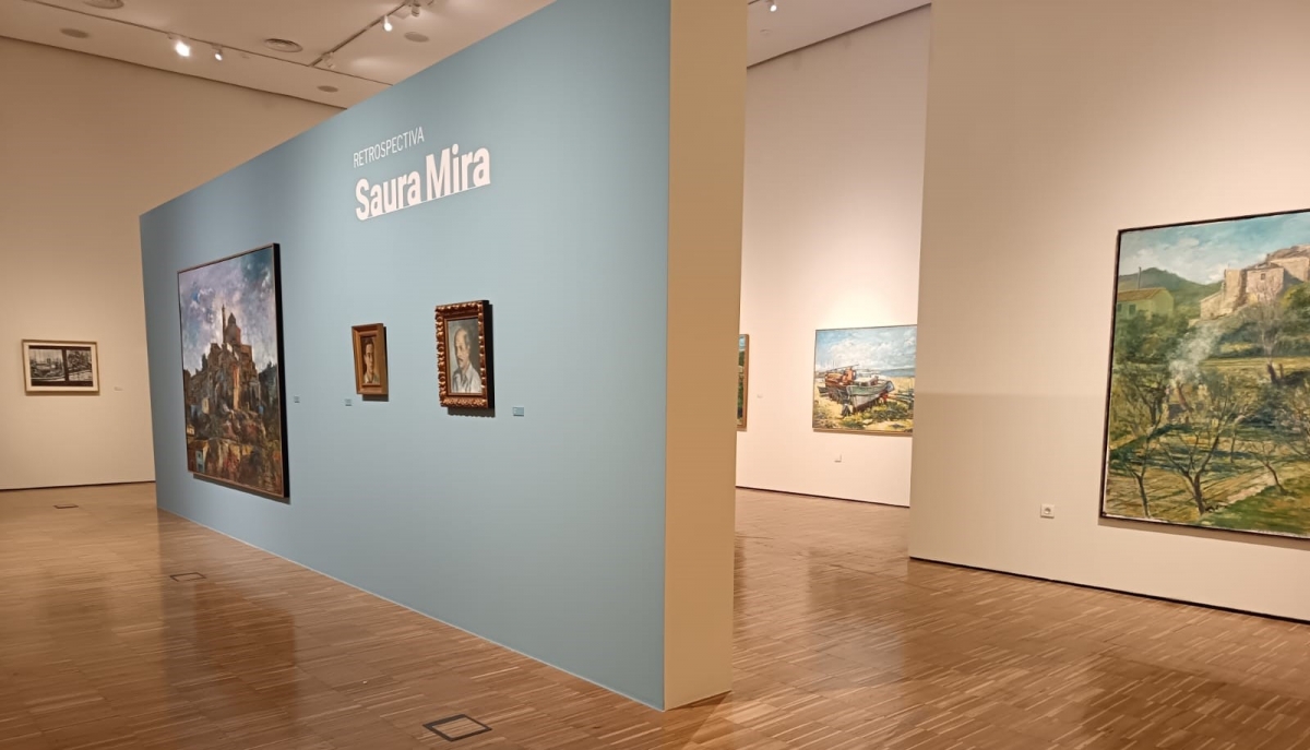 EL MUSEO DE BELLAS ARTES DE MURCIA REÚNE LAS PINTURAS DE TODA UNA VIDA DE SAURA MIRA
