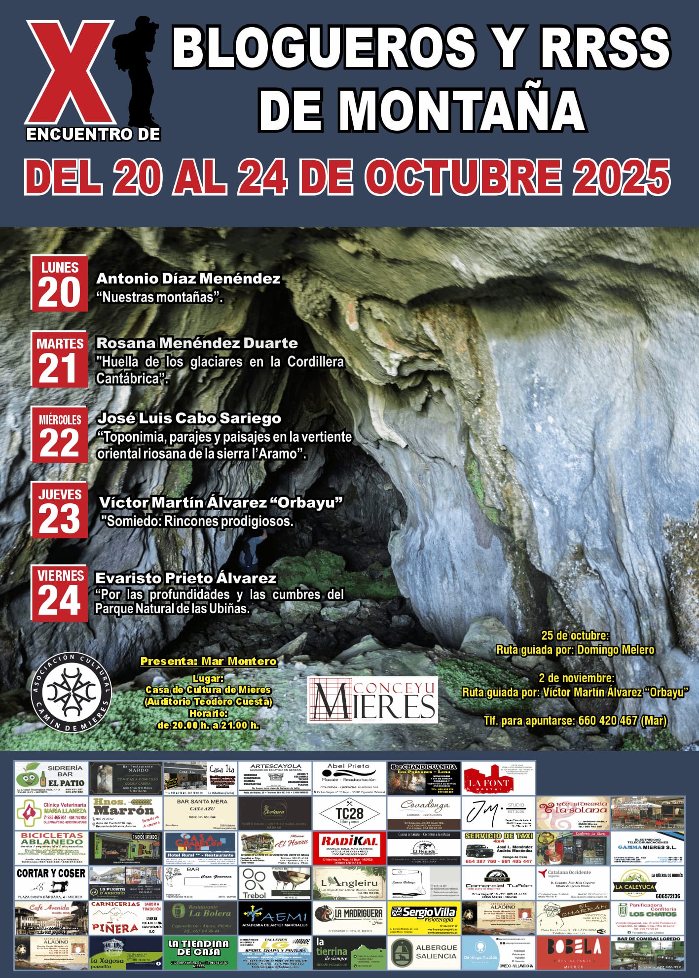 MIERES ACOGE EL X ENCUENTRO DE BLOGUEROS Y REDES SOCIALES DE MONTAÑA DEL 20 AL 24 DE OCTUBRE