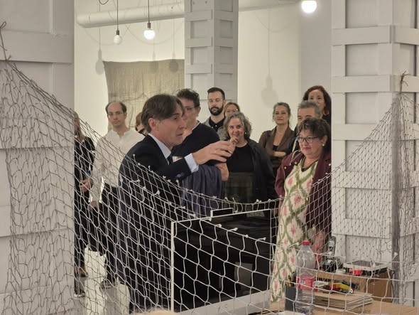 INAUGURADA LA EXPOSICIÓN TITULADA «OCEÑ/ZIMÁ. OTOÑO / INVIERNO» DE CARLOS PARDO.