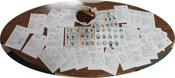 CELEBRACIÓN DEL DIA DE LOS SANTOS, EN LA BIBLIOTECA PÚBLICA DE GALÁPAGOS (GUADALAJARA).