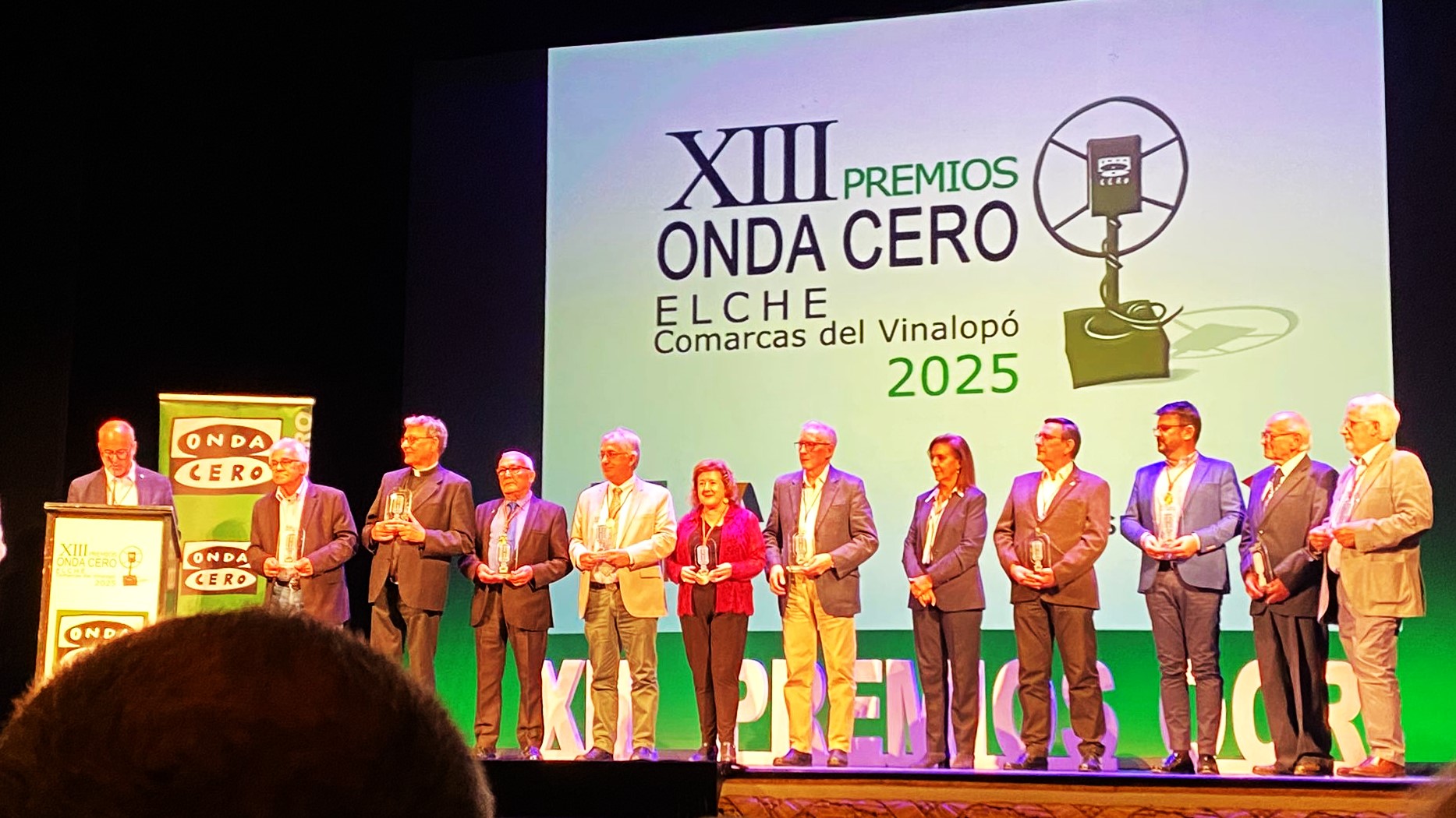 PREMIOS DE ONDA CERO ELCHE 2025 A LOS CRONISTAS OFICIALES DE LA COMARCA DEL VINALOPÓ (ALICANTE)