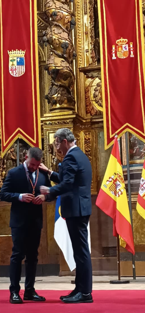 IMPONENTE ACOGIDA AL NUEVO CRONISTA OFICIAL DE CALATAYUD, CARLOS DE LA FUENTE