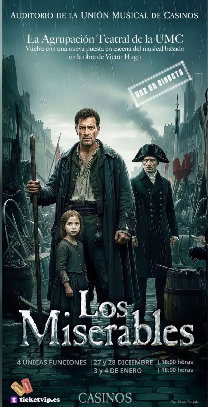 LA AGRUPACIÓN TEATRAL DE LA UMC PONE EN ESCENA «LOS MISERABLES»