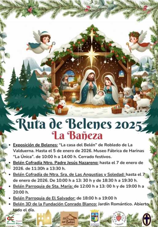 TRADICIÓN Y ARTE: LA BAÑEZA INVITA A RECORRER SU EMBLEMÁTICA «RUTA DE BELENES»
