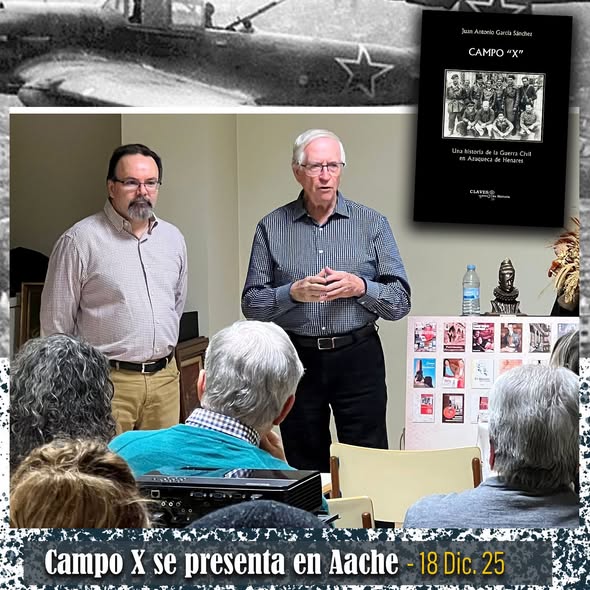 JUAN ANTONIO GARCIA SÁNCHEZ, IMPARTE HISTORIA EN EL IES SAN ISIDRO DE AZUQUECA, CONTADO «HISTORIA DE LA GUERRA»