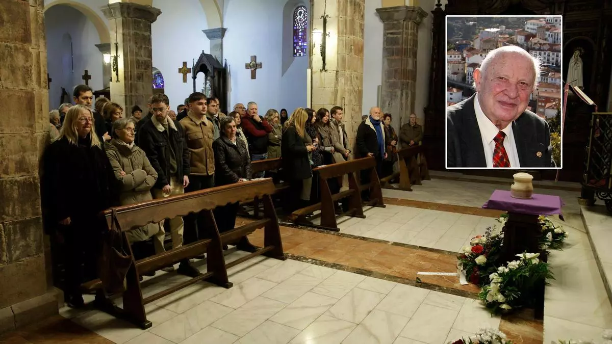 COLUNGA (ASTURIAS) DESPIDE A FIDALGO SU CRONISTA OFICIAL, «LO VAMOS A ECHAR MUCHO DE MENOS»