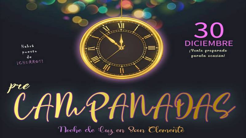 SAN CLEMENTE CELEBRA LAS PRECAMPANADAS EL 30 DE DICIEMBRE CON MÚSICA, FLAMENCO Y ANIMACIÓN EN LA PLAZA MAYOR