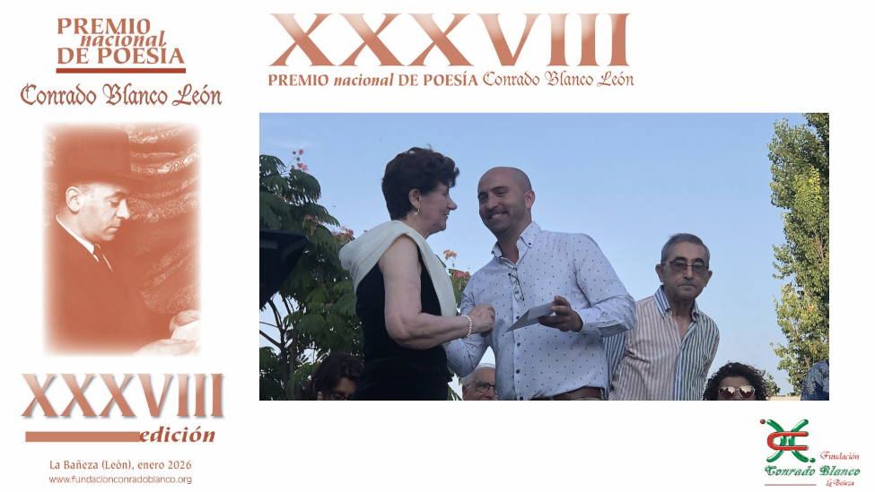 LA FUNDACIÓN CONRADO BLANCO ABRE LA CONVOCATORIA DEL XXXVIII PREMIO NACIONAL DE POESÍA ‘CONRADO BLANCO LEÓN’