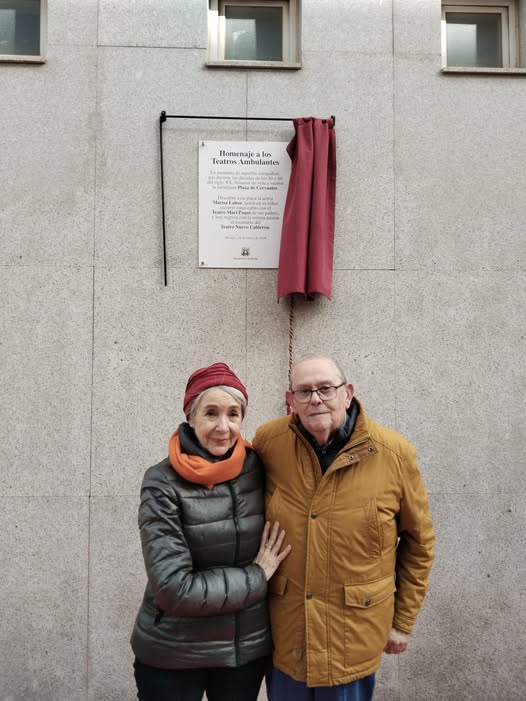 HOMENAJE A LOS TEATROS AMBULANTES EN MONTIJO.