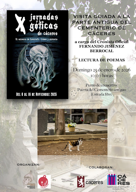 LA VISITA AL CEMENTERIO DE CÁCERES (X JORNADAS GÓTICAS)