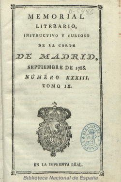 JOAQUIN EZQUERRA, SERTORIANO, LATINISTA, PERIODISTA Y CREADOR DEL MEMORIAL LITERARIO