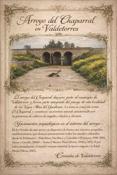 CRÓNICAS SOBRE EL ARROYO DEL CHAPARRAL