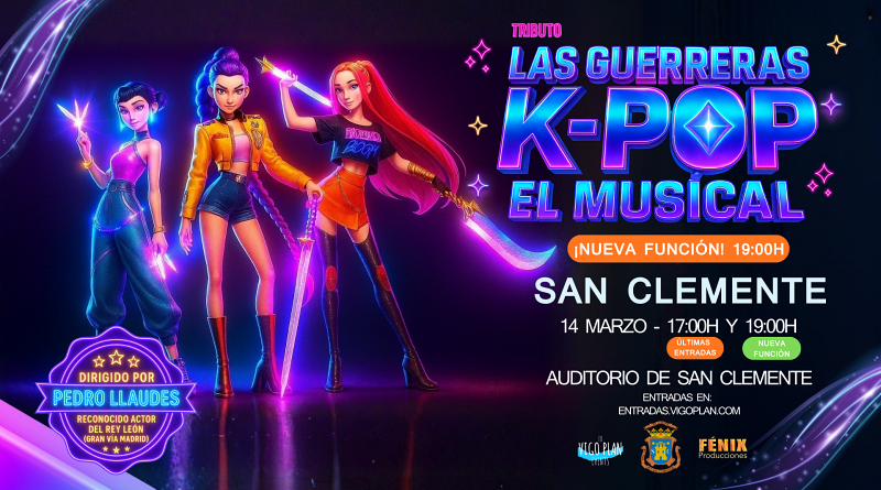 LLEGA A SAN CLEMENTE EL FENÓMENO MUSICAL DEL AÑO: “GUERRERAS K-POP: EL MUSICAL”