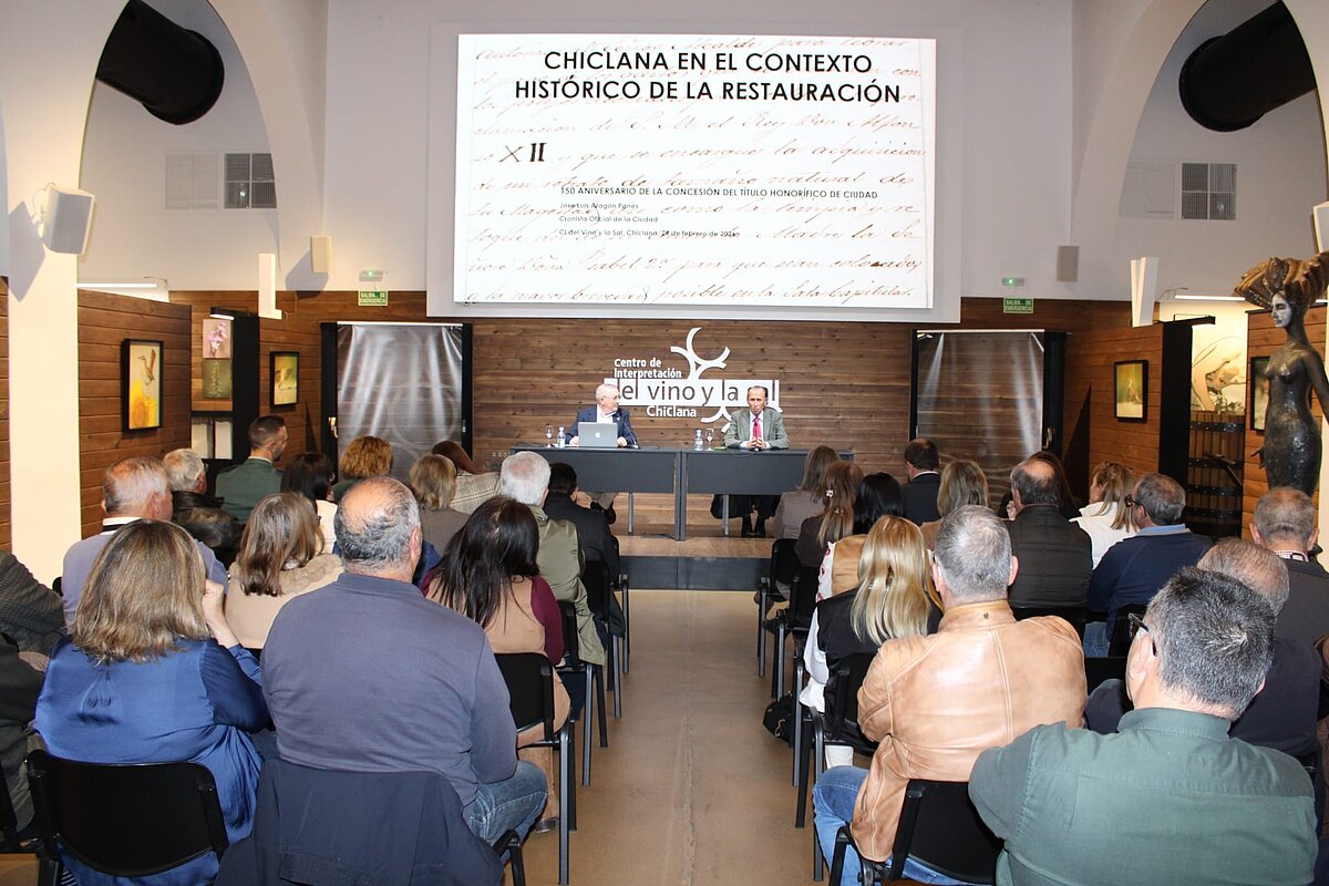 PRIMER ACTO CON MOTIVO DEL 150 ANIVERSARIO DEL TÍTULO DE CIUDAD DE CHICLANA