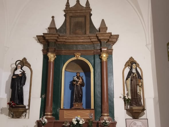 SAN ANTONIO DE PADUA EN LA IGLESIA DE SANTO DOMINGO DE BADAJOZ.