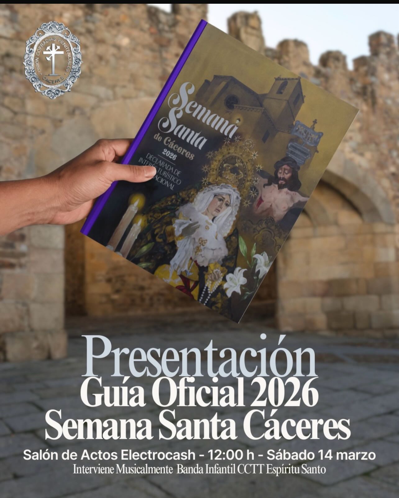 PRESENTACIÓN DE LA GUÍA OFICIAL DE LA SEMANA SANTA DE CÁCERES 2026