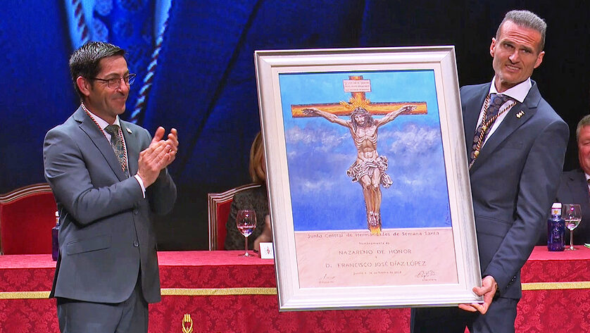 FRANCISCO JOSÉ DÍAZ ES NOMBRADO NAZARENO DE HONOR