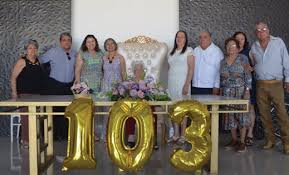 JOSEFINA MARTINEZ CASTRO CELEBRA SUS 103 AÑOS