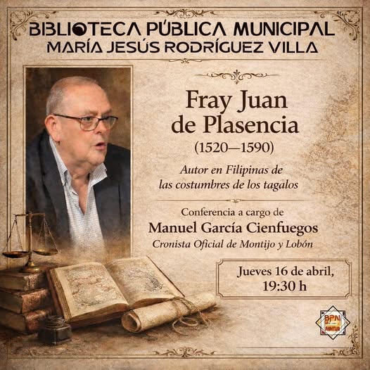 CONFERENCIA EN LA BIBLIOTECA PÚBLICA DE MONTIJO (BADAJOZ).