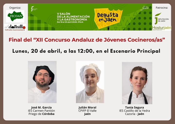 CONCURSO JÓVENES COCINEROS/AS