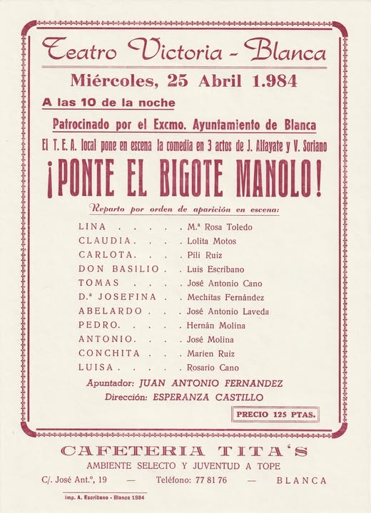 TAL DÍA COMO HOY, PERO EN 1984