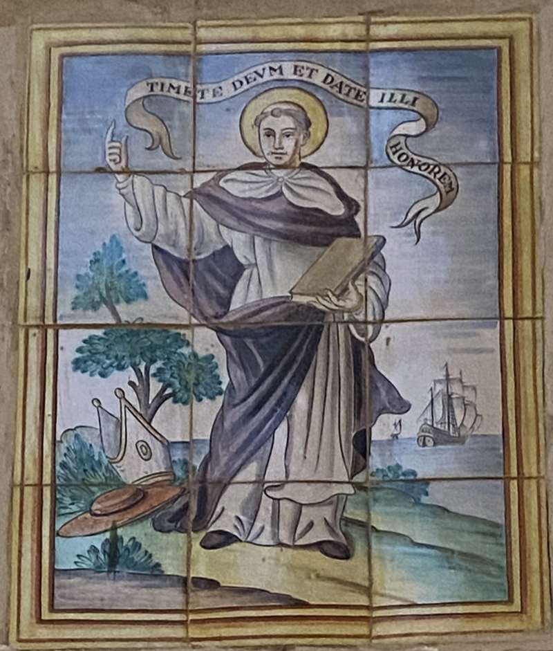 FESTIVIDAD DE SAN VICENTE FERRER EN EL ALTAR DEL CARRER DE LA MAR (VALENCIA)