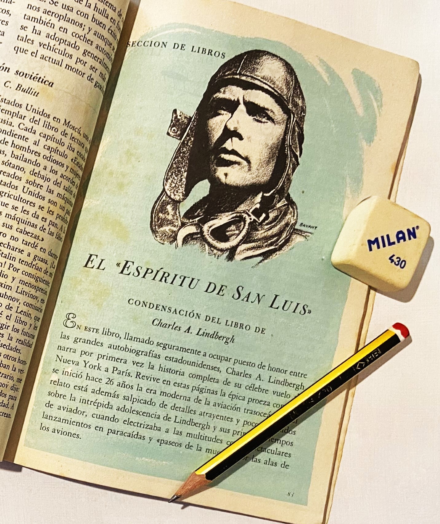 ESTAMPAS NAVETAS. CHARLES LINDBERGH Y EL TROPEL