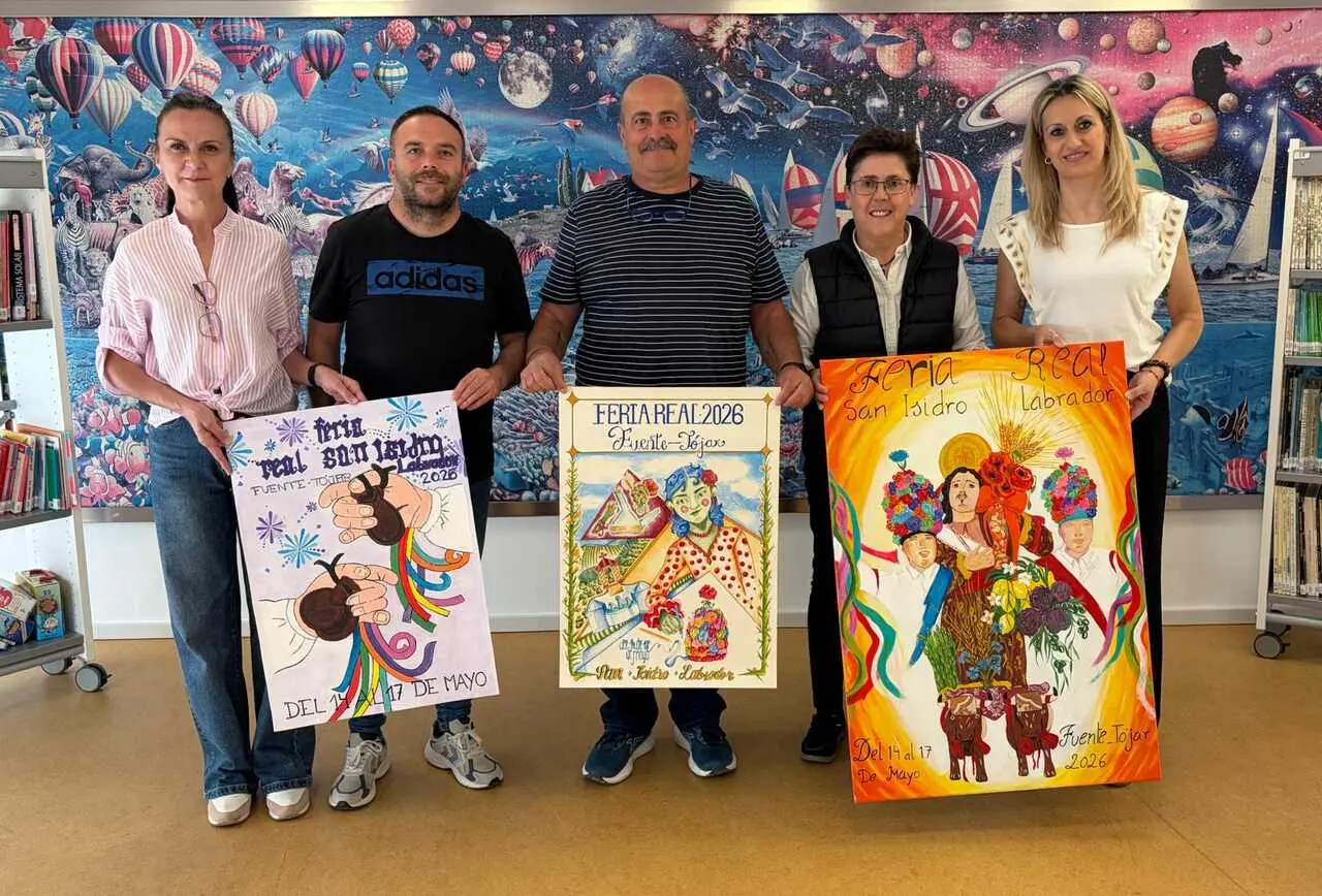 UNA PINTURA DE LOURDES GONZÁLEZ MORAL ANUNCIARÁ LA FERIA REAL DE FUENTE-TÓJAR EN HONOR A SAN ISIDRO LABRADOR