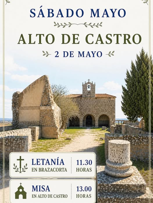 ROMERÍA DE LA VIRGEN DE CASTRO, 2 DE MAYO DE 2026. BRAZACORTA EN CLUNIA SULPICIA. PEÑALBA DE CASTRO, BURGOS.