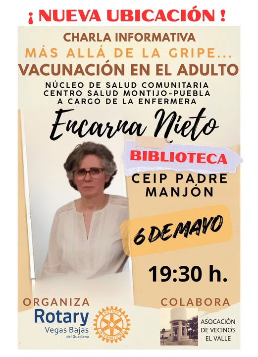 CHARLA INFORMATIVA “MÁS ALLÁ DE LA GRIPE… VACUNACIÓN EN EL ADULTO”