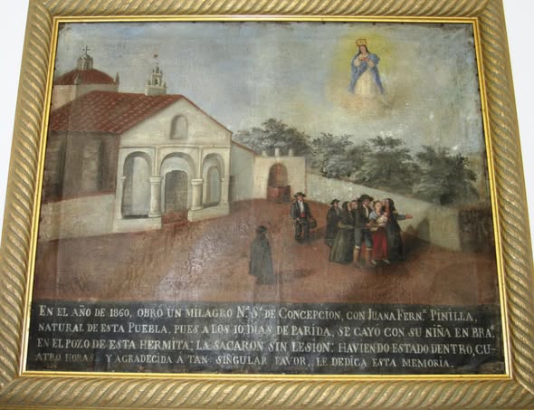 EL MILAGRO DEL POZO. EXVOTO PICTÓRICO EN LA ERMITA DE LA PATRONA DE PUEBLA DE LA CALZADA.