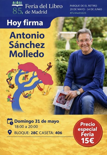 HOY DE 6 A 8 ESTARE FIRMANDO EN LA CASETA DE ARTELIBRO