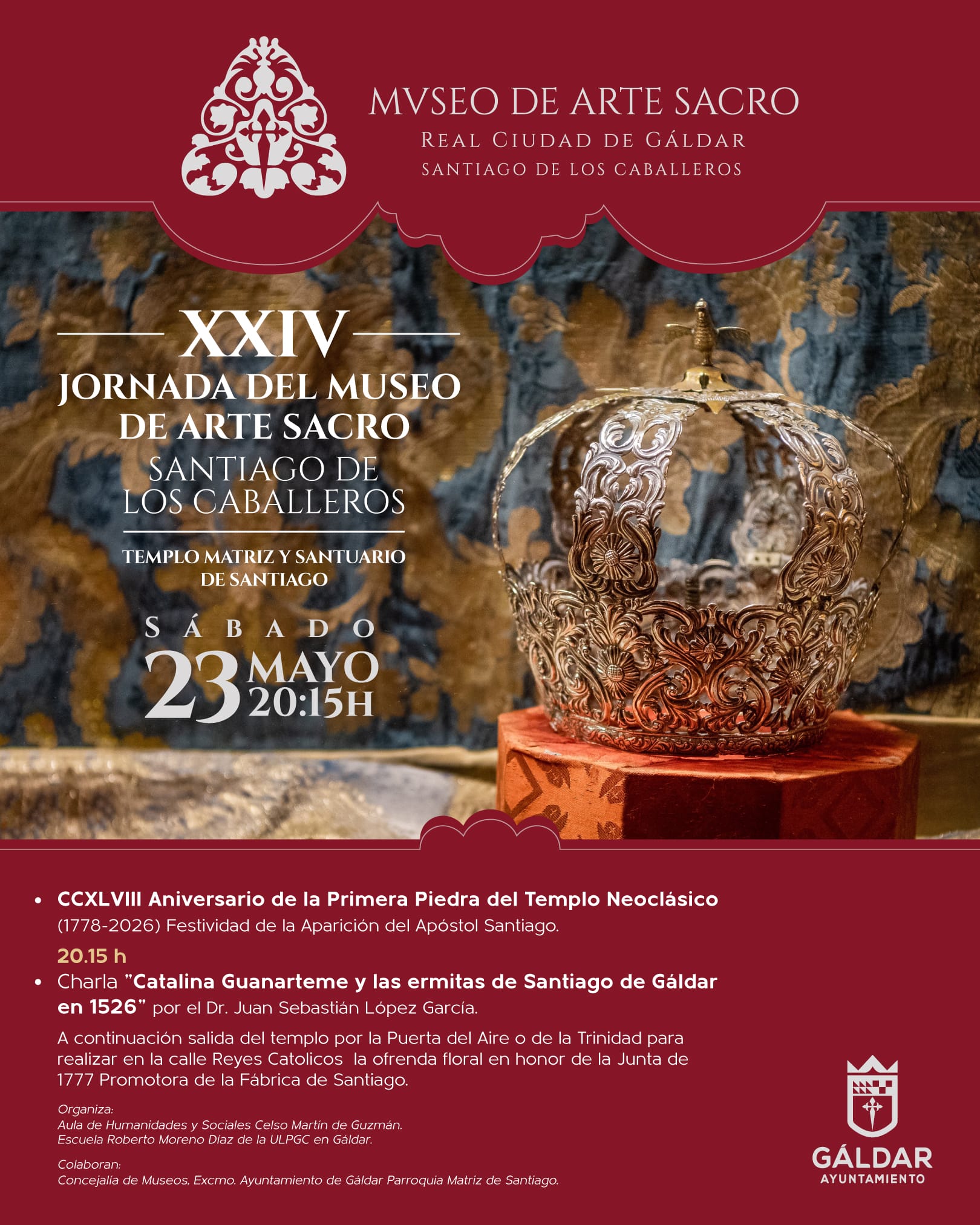 GÁLDAR CELEBRA EL DÍA DE LOS MUSEOS CON TEATRO, PATRIMONIO Y REFLEXIÓN HISTÓRICA EN LOS MUSEOS AGÁLDAR Y DE ARTE SACRO