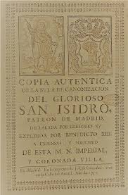 VALDEPIÉLAGOS PARTICIPÓ EN LA CANONIZACIÓN DE SAN ISIDRO.