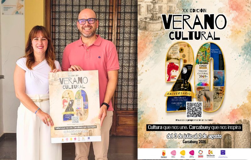 EL VERANO CULTURAL DE CARCABUEY CUMPLE DOS DÉCADAS CON ACTIVIDADES DEL 3 DE JULIO AL 2 DE AGOSTO