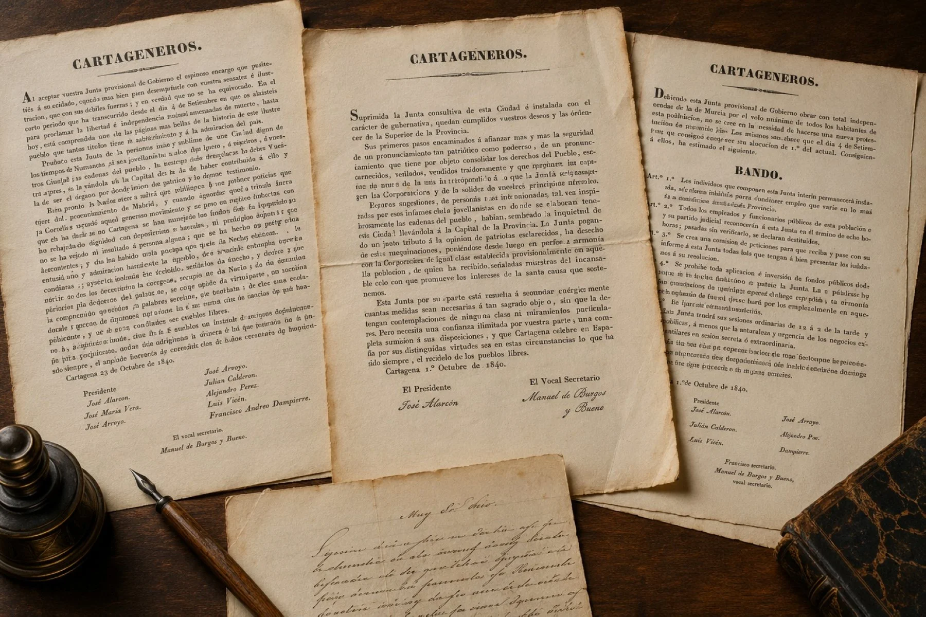 JOSÉ ALARCÓN, EL ALCALDE QUE DEFENDIÓ A CARTAGENA EN 1840