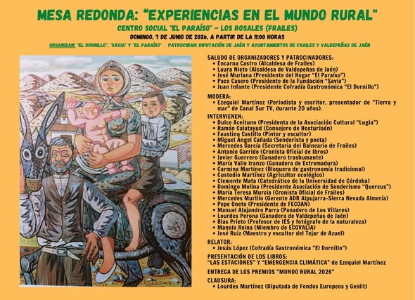 MUCHO QUE CONTAR EN  EL MUNDO RURAL