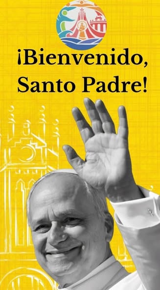 SU SANTIDAD EL PAPA LEON XIV LLEGA A MADRID