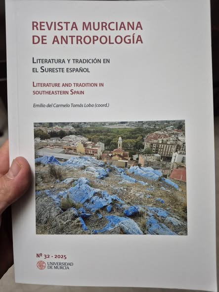 EL NÚMERO 32 DE LA REVISTA MURCIANA DE ANTROPOLOGÍA