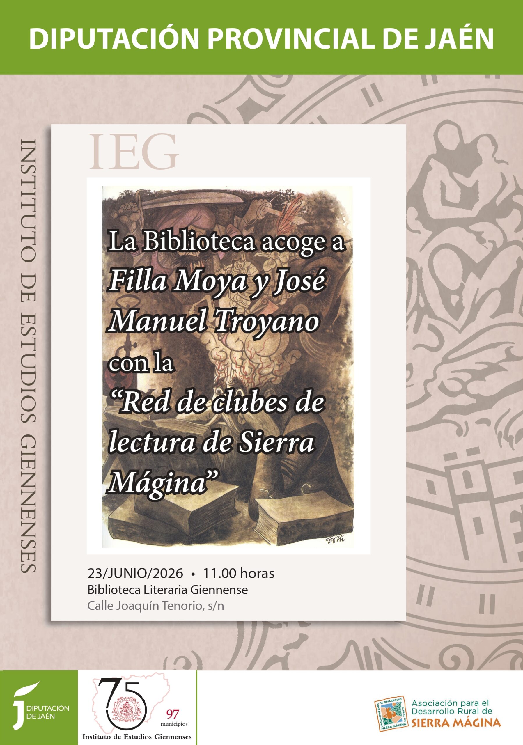ACTO LA BIBLIOTECA ACOGE A LA “RED DE CLUBES DE LECTURA DE SIERRA MÁGINA”