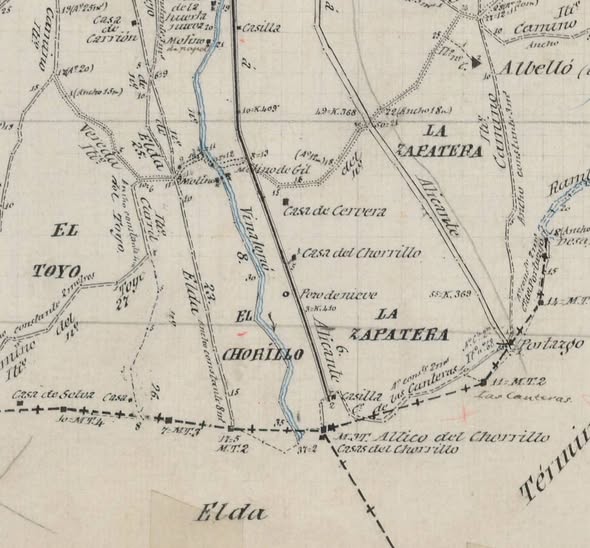 EL POZO DE NIEVE DEL CHORRILLO EN 1878.
