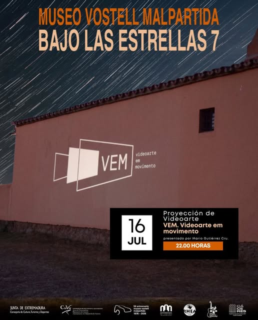 EL JUEVES 16 A LAS 22:00, «BAJO LAS ESTRELLAS 7» DEL MVM, PODRÉIS ASISTIR A UNA NUEVA EDICIÓN DE VEM «VIDEOARTE EM MOVIMENTO»