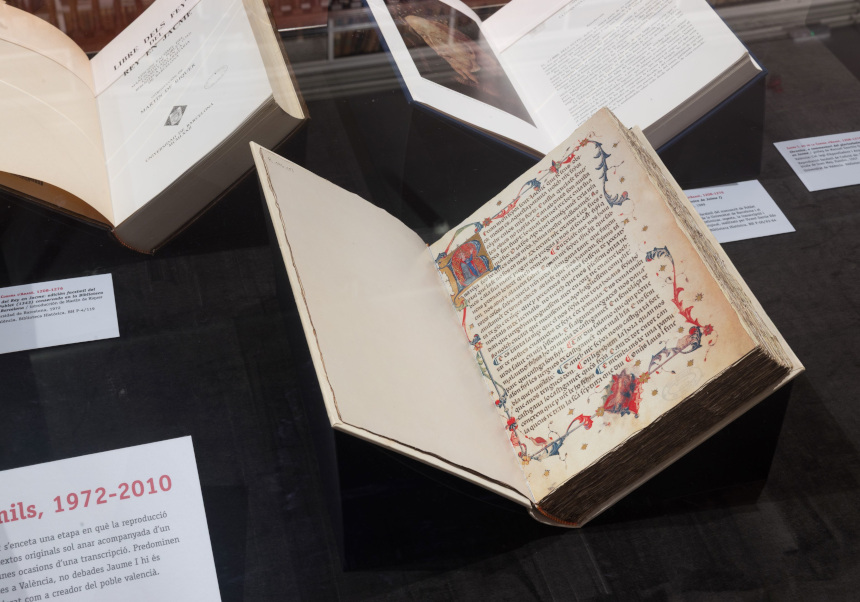 LA UNIVERSITAT DE VALÈNCIA REIVINDICA EL LEGADO DE JAUME I CON UNA EXPOSICIÓN SOBRE EL LLIBRE DELS FETS