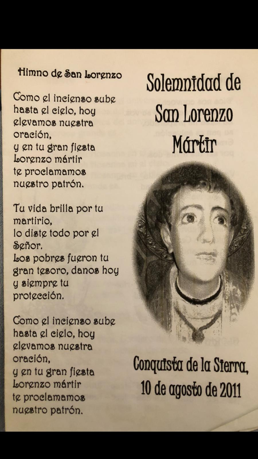 SAN LORENZO ES NUESTRO, CONQUISTA